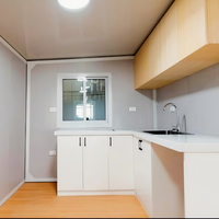 Luxuriöse, komplett ausgestattete 20-Fuß-Integrations-Modulcontainer-Villa, Fertighaus mit mehreren Schlafzimmern