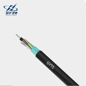 Vente directe usine – Câble à fibres optiques blindé GYTS/2-24 fibres, micro-câble <span class=keywords><strong>optique</strong></span> soufflé à l'air pour extérieur - Product Image 2