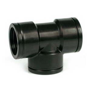 Raccordo a T 90° con filettatura femmina 3/4" X 3/4" X 3/4" per connettori idrici da giardino - Product Image 1