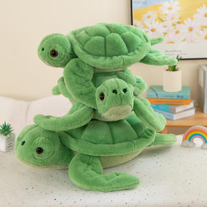 À la mode Super doux dessin animé Animal Simulation <span class=keywords><strong>tortue</strong></span> en <span class=keywords><strong>peluche</strong></span> jouets PP coton remplissage maille mignon enfants cadeaux soulagement du Stress - Product Image 2