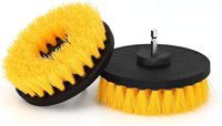 Kit de 5 brosses de nettoyage pour perceuse, pour usage domestique, nettoyage de roues de voiture, brosses de récurage pour perceuse, kit de brosses de nettoyage puissantes pour tapis