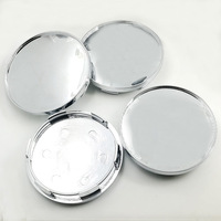 Nouvelles enjolives et caches de roue de voiture en ABS 68/64/62mm, ajustement universel, en argent et noir
