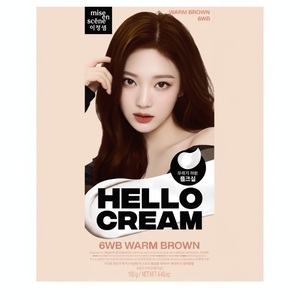 Nuova Tinta per Capelli Hello Cream Mise-en-scene Marrone Caldo 1 Pezzo con Sconto - Prodotto Premium per la Colorazione dei Capelli - Product Image 1