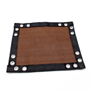 Clôture de jardin marron pour la protection de la vie privée - <span class=keywords><strong>Filet</strong></span> pare-<span class=keywords><strong>vent</strong></span> en HDPE pour jardin et <span class=keywords><strong>terrasse</strong></span>, résistant aux UV, 95 % de blocage - Product Image 4