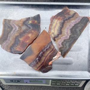 Venta al por mayor de losa de fluorita natural de Kazajstán, símbiosis Super Siete, cuarzo rutilado de jardín, cristal en rodajas para decoración. - Product Image 6