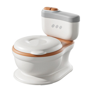 Childrens Potty Simulated Toilet Large Size For Baby Boys Girls Home Use PP Material With <b>Paper</b> Storage Slot - Product Image 4