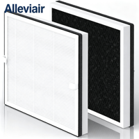 Filtre de remplacement Afloia Europa H13 True HEPA à charbon actif en 3 étapes pour purificateur d'air, élimine 99,99 % des particules et des poils d'animaux