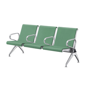 Silla de espera Yijiahao de tres asientos con estructura de acero laminado en frío y reposabrazos para uso en aeropuertos y estaciones. - Product Image 4