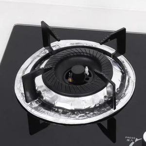 أغطية موقد دائرة قابلة لإعادة الاستخدام عالية الجودة ، غطاء نطاق غاز المطبخ القابل للتصرف ، نفطة مقاومة للحرارة العالية - Product Image 4