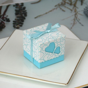 Caja de Regalo para Bebés de un Año, Diseño Europeo 2022, Caja de Dulces con Forma de Corazón de Durazno, con Laminado Mate y Relieve, para Chicles y Sushi - Product Image 3
