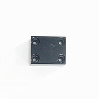 Fraiseuse cnc à 5 axes mini fabrication en aluminium personnalisée blocs d'aluminium fraisés noirs anodisés
