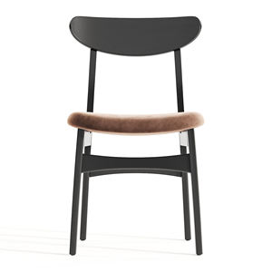 Silla de Comedor Acolchada Maestri 03 con Patas de Madera, Asiento Moderno y Cómodo para el Hogar, Comedor y Restaurante, Venta al por Mayor - Product Image 2