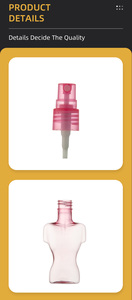 Botella de Perfume de Plástico con Forma de Cuerpo de <span class=keywords><strong>Mujer</strong></span> de 60 ml - Product Image 4
