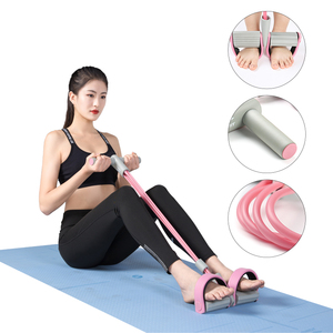 Fasce Elastiche per Esercizi Indoor con Pedale, Attrezzatura per Allenamento di Resistenza, Corda <span class=keywords><strong>Elastica</strong></span> per Sit-up - Product Image 3