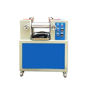 Automatic Flip Material Rubber and Plastic PVC Mixer Machine Electric Heating Two Roll Rubber Warming Mill