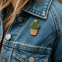 Promotion : Broche en émail mignonne, imitation bronze antique, en métal, avec motif 'La santé mentale compte', personnalisable avec LOGO et lettres, pour femme