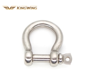 Thép không gỉ aisi316 aisi304 SS304 ss3'16 Châu Âu Loại Nâng vít pin Neo Bow còng dưới - Product Image 3