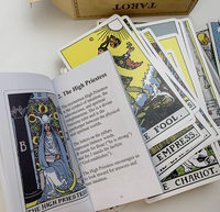Jeu de tarot original anglais de 78 cartes avec instructions 12*7cm + 1 guide