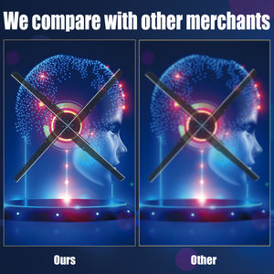 MissYou High Tech 3D Hologram 22 <b>Inch</b> 574 LED Advertising Display Hologram Projector 3D Hologram <b>Fan</b> for Exhibition Christmas - Product Image 5