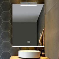 Miroir de salle de bain LED, TV, blanc, argent, système Android, Villa personnalisée de qualité supérieure avec écran tactile, vente Max Business