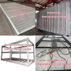 <span class=keywords><strong>Maison</strong></span> conteneur pliable de 20 pieds, maisons préfabriquées isolées, <span class=keywords><strong>maison</strong></span> modulaire sur roues, résidence de campagne portable, solution de logement Casa - Product Image 4