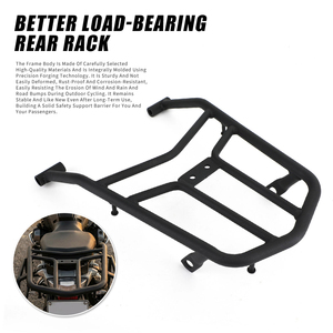 Venta Directa de Fábrica - Soporte de Portaequipajes Trasero Negro de Alta Calidad, Compatible con <span class=keywords><strong>Honda</strong></span> CRF250 <span class=keywords><strong>RALLY</strong></span> 2017-2019 2018 CRF <span class=keywords><strong>250</strong></span> 18 - Product Image 3