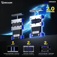 Pince de fixation rapide MECHANIC OFFICIAL Beatles Chip Fixture Quick Press Clamp500C résistante aux hautes températures pour la réparation de cartes mères de téléphones et le reballing (outil de retrait de colle IC)