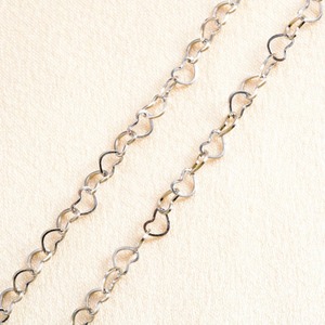 Collar de Cadena con Eslabones de Corazón de Acero Inoxidable Hueco de 3.8mm, Dulce y Lindo, Hecho <span class=keywords><strong>a</strong></span> Mano, Regalo de Joyerí<span class=keywords><strong>a</strong></span> <span class=keywords><strong>para</strong></span> <span class=keywords><strong>Novia</strong></span> o Mujer - Product Image 6