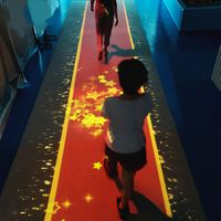 Système de projection de sol interactif pour enfants, jeux de projection 3d