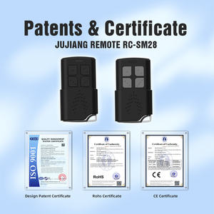 2025 nuevo diseño SM32 negro JUJIANG código marca gigante abridor de puerta enrollable Rf Control 433 interruptor de Control 4 botones remoto - Product Image 6