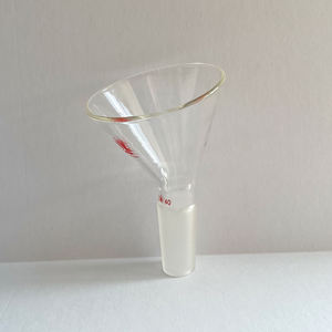 Corong Kaca Borosilikat Sudut 60 Derajat, Mulut Lebar, Batang Pendek, untuk Laboratorium, Buatan CS Labglass - Product Image 4