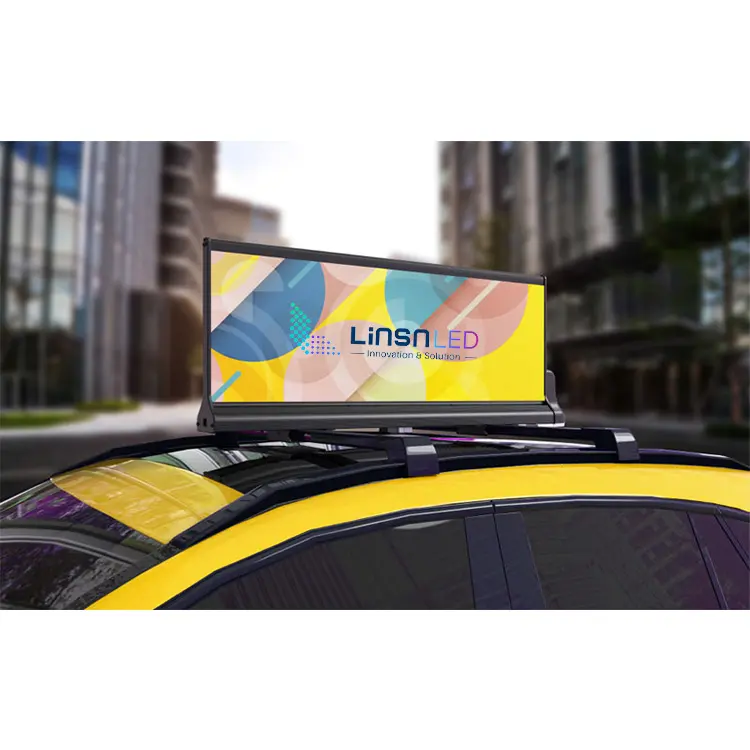 Double-sided view advertisement display screen taxi top led display Supporting 7/24 hours working