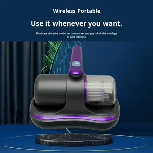 Nouvel appareil domestique anti-acariens pour lit et dortoir, portable, sans fil, rechargeable, fonctionnement silencieux, aspiration puissante, antibactérien - Product Image 4
