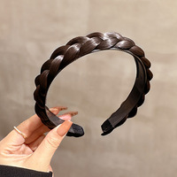 Mode femmes bandeau de cheveux poisson os tresse paresseux perruque torsion tresse bandeau épingle à cheveux bohême antidérapant coiffure mariée cheveux accessoires
