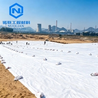 Toile géotextile non tissée pour filtration, drainage, stabilisation routière, aménagement paysager, filtration du sable, renforcement du sol et couverture du sol