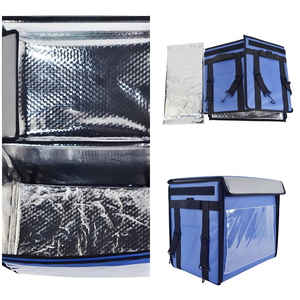Bolsa térmica aislante para alimentos, grande, plegable, para bicicleta, motocicleta, mochila térmica plegable para entrega de alimentos. - Product Image 1