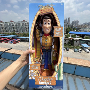 Muñeco de PVC <span class=keywords><strong>Woody</strong></span> Tris de Toy Story, Eléctrico, Camina y Habla, con Alas, para Niños de 0 a 24 Meses, en Empaque Original - Product Image 3