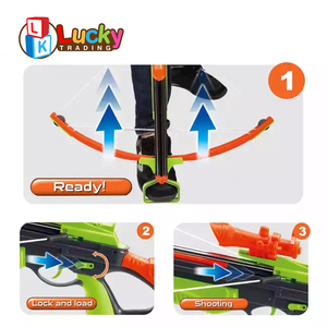 Action Hunting Shooting Series Bow and Arrow Outdoor Game Kids Sport Plastic Toy Crossbow fornitore - Product Image 3