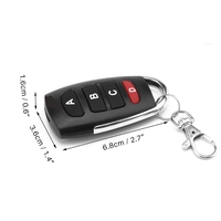 Clone de porte de garage électrique intelligente universelle 433MHZ Clone Télécommande Clé de mot de passe de voiture roulante
