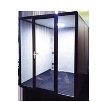 Cabine Acoustique Moderne Amovible Insonorisée pour Bureau, Entrepôt Moyen, 2-3 Personnes avec Bureau et Chaise - Alibaba Express