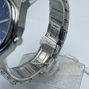 Reloj de Pulsera para Hombre 2025, Minimalista, con Esfera Plateada y Negra, Redondo, de Acero Inoxidable Cepillado, de Cuarzo, Resistente al Agua, para Negocios - Product Image 6