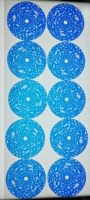 Proyectores Publicitarios LED RGB Azules Personalizados con Logotipo Gobo Chroma, Tipo Lámina, IP66, Acero Inoxidable, Alto CRI 90, Garantía de 2 Años