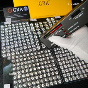 Groothandel Premium Ronde D Kleur VVS1 Zuiverheid GRA Certificaat Losse <span class=keywords><strong>Moissanite</strong></span> Stenen - Product Image 6