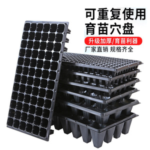 Seedling Trays Rectangle With Drainage Hole For Tomatoes Peppers Succulents <b>Vegetables</b> Hydroponic Containers - Product Image 5