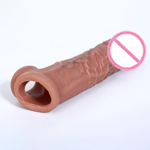 Насадка для увеличения члена для мужчин - секс-игрушка для пар для длительной эрекции и взаимного оргазма, интимный сексуальный артефакт для взрослых - Product Image 1