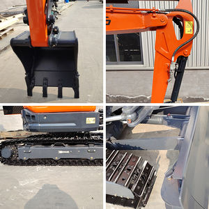Бесплатная доставка готовый мини-экскаватор 2,5 тонны небольшой микро экскаватор для фермы/сада/строительства Многофункциональный Гусеничный мини-экскаватор - Product Image 3