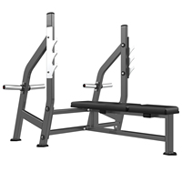 Banc de musculation plat Realleader, équipement d'entraînement multifonctionnel pour la musculation à domicile et en salle de sport commerciale