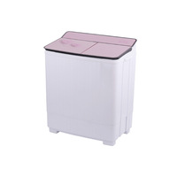 Lave-linge semi-automatique 12V DC à chargement par le haut, 8,5 kg, pour camping-car et camping, compatible solaire, avec fonction séchage