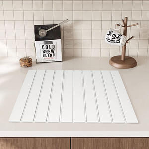 Tapete Absorbente de Piedra Plegable de Color Blanco Natural de 23.6X15.5 Pulgadas para Secar Platos en el Baño, Tapete Absorbente para el Suelo del Hogar - Product Image 3