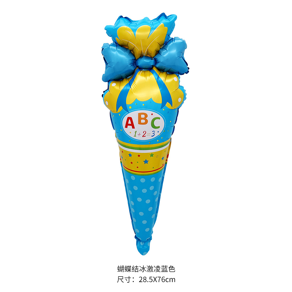 Crème glacée bleue d'ABC 70*28cm
